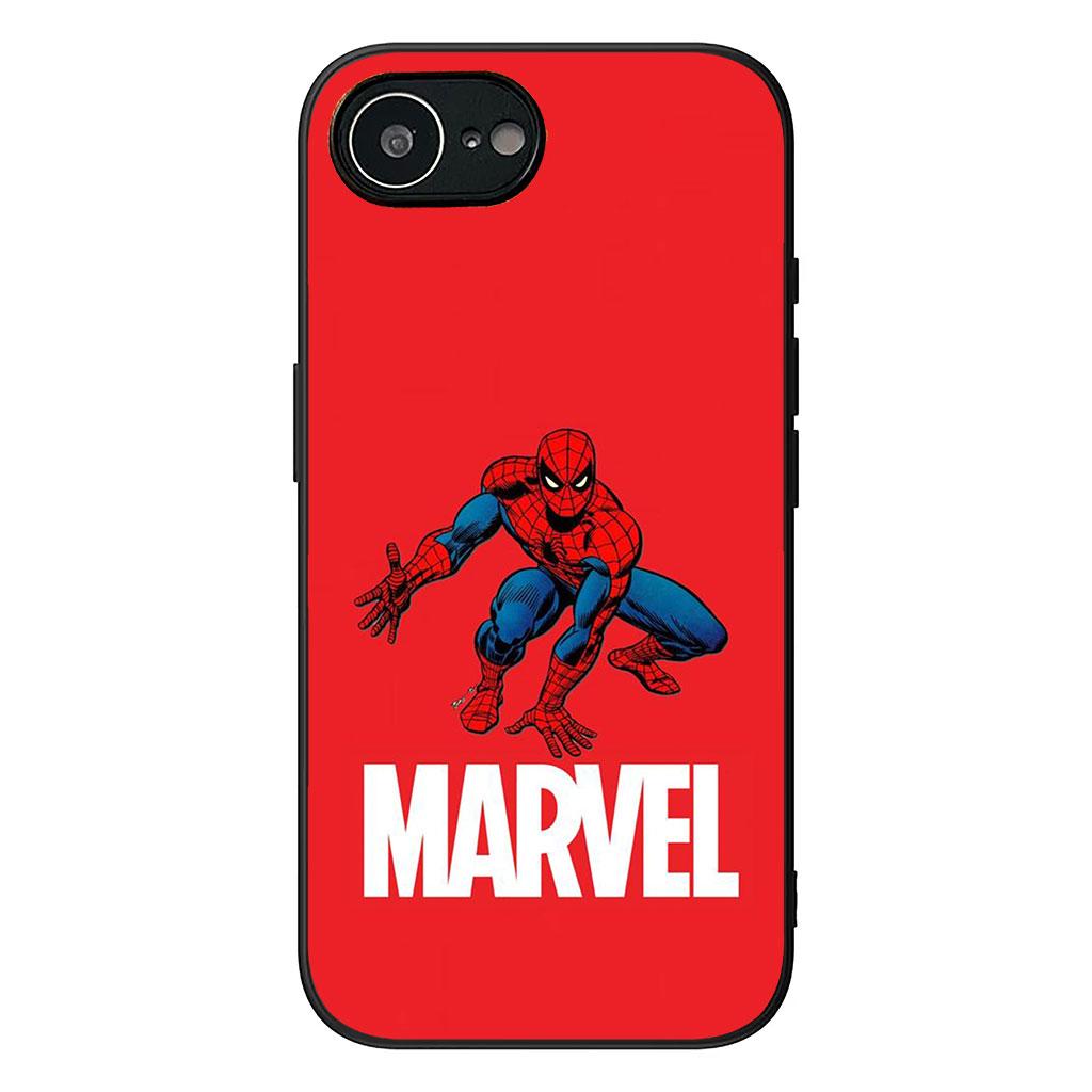 

Логотип Marvel Человек-паук Spiderman Чехол для телефона Apple iPhone 17 16 11 Pro XS Max XR 6 7 8 Plus 16E SE 2020 Air 5 SE2 iPhone 7 Plus