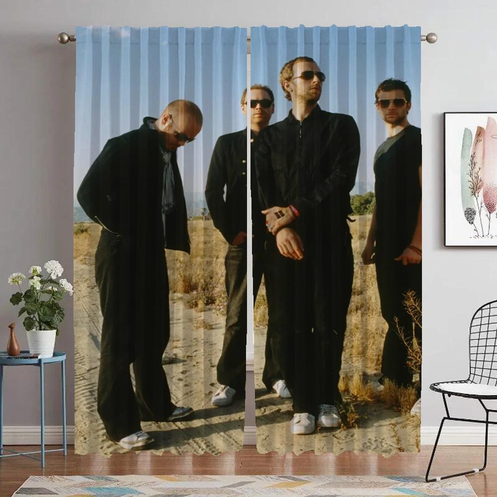 

Coldplay Tulle for Bedroom Anti-mosquito Curtains for Living Room Home Interior Curtains 2 Pieces Partition Blackout Curtain W50xH70cmx2pcs-CL