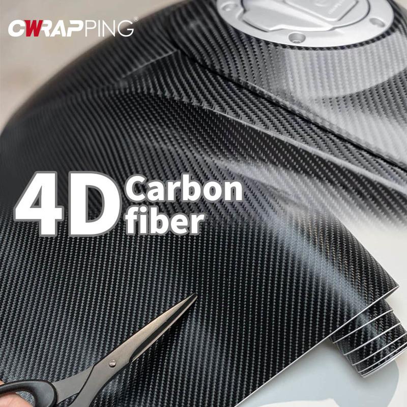 150/300/600cm Cars Roof Hood 4D Carbon Fiber Vinyl Wrap Waterproof DIY Covering Styling Large Vehicle Wrap for Car Accessories