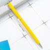 7PCS Flat Head Small Coats Xihua Pen Multi-color Metal Aluminum Rod Ballpoint Pen Office Hotel Gift Pen
