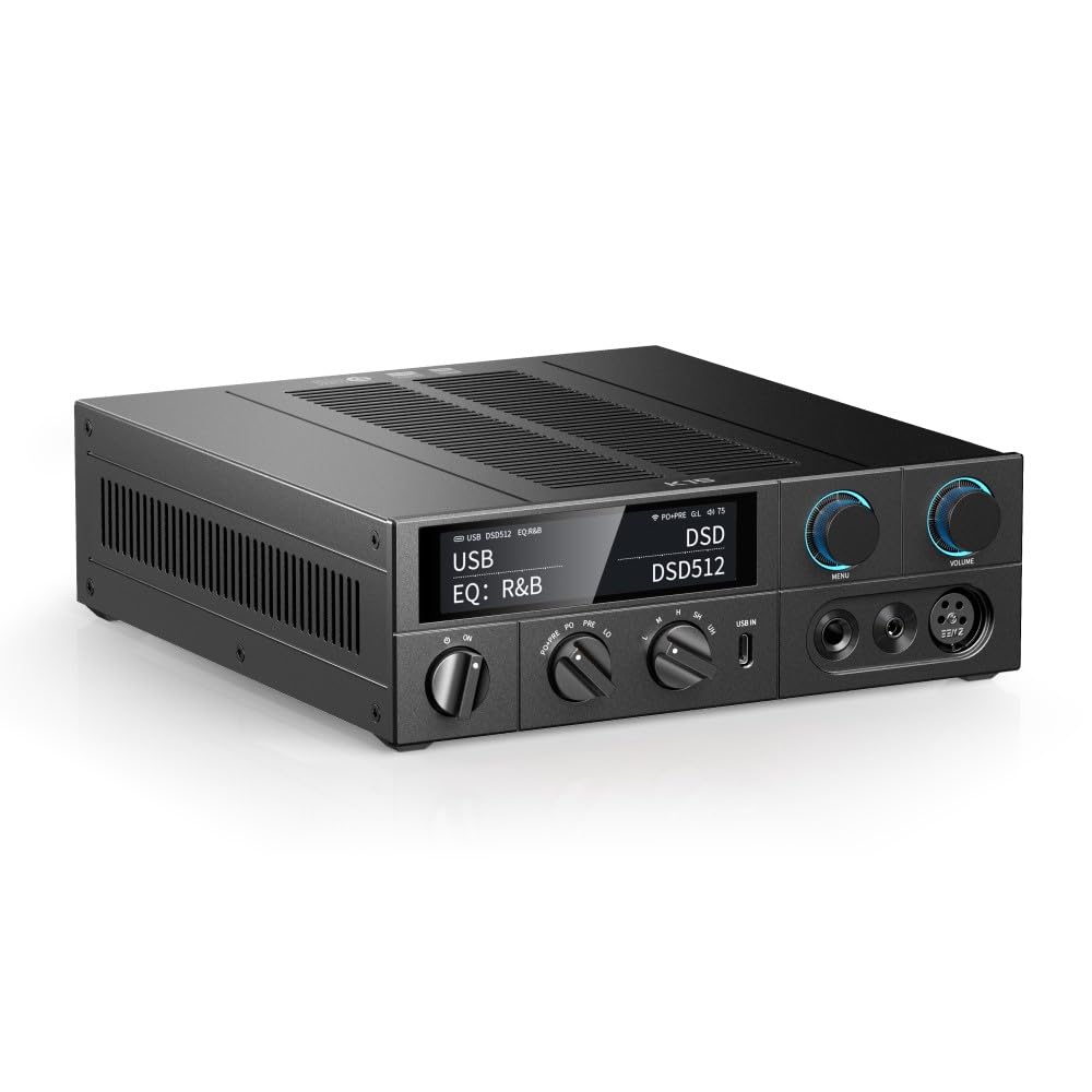 FIIO K15 from an authorized Japanese USB DAC with headphone amplifier and AK4497S [Ships retailer] FIO-K15 built-in headphones, (Black)
