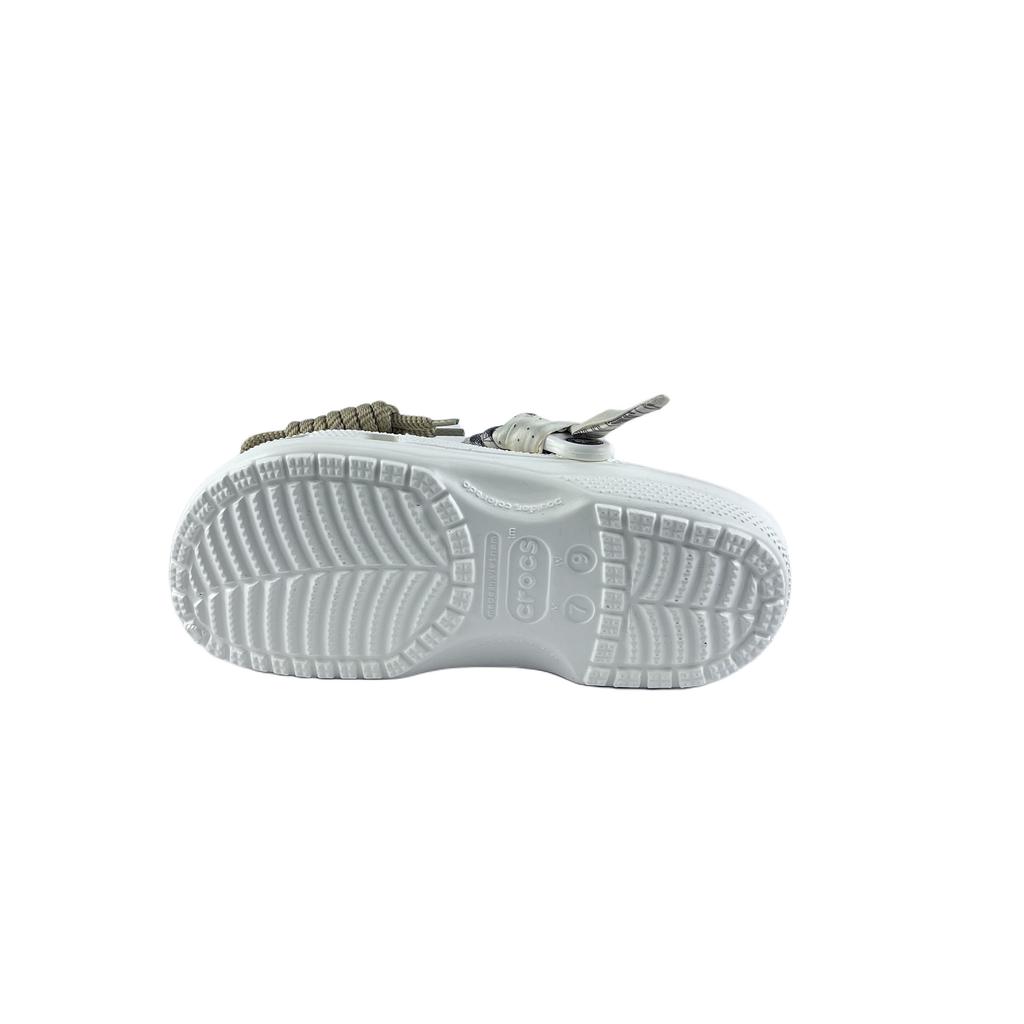 Crocs Classic clog EVA Elegant Fashion and Versatile Comfortable and Casual Hole Shoes Unisex White