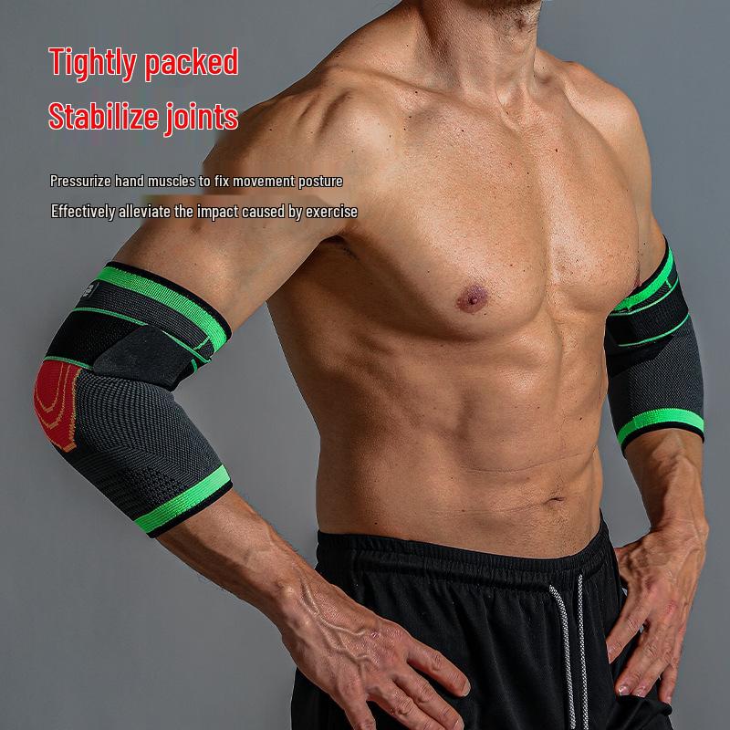 Sports Elbow Compression Sleeve for Weightlifting, Basketball, Tennis, and Cycling