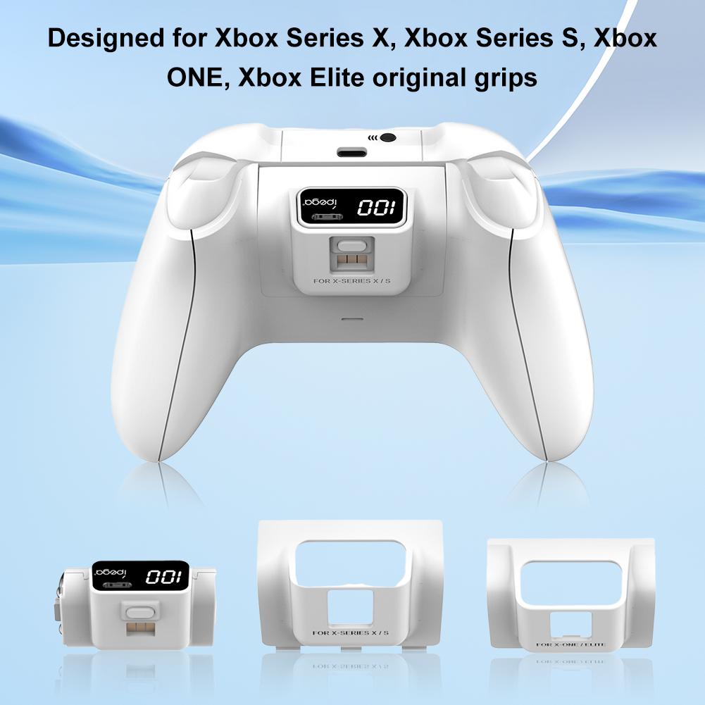 1350mAh Rechargeable Controller Battery Pack Digital Display with Charging Cable Charging Accessories Kit for XBOX Series X/S