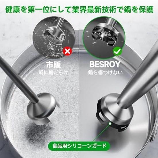 Blender20000rpm fastest Can crush iceFor baby food cooking Hand mixer Electric whisk blender processor Pot scratch prevention Stepless speed control