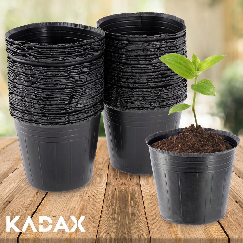 KADAX 100x Doniczka Produkcyjna Doniczki 9cm Na Rozsady Sadzonki miękka