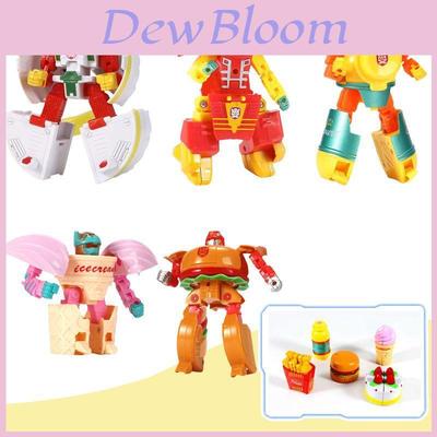 Barevná deformační hračka pro jídlo Robot Simulace Hranolky Burger Zmrzlina**