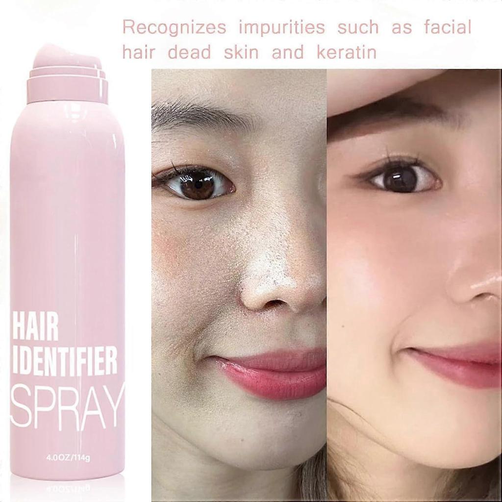 Hair Identifier Spray For Face Shaving, Hair Identifier Spray For Face Dermaplaning, Facial Hair Identifier Spray For Dermaplaning, Hair Identifier Sp