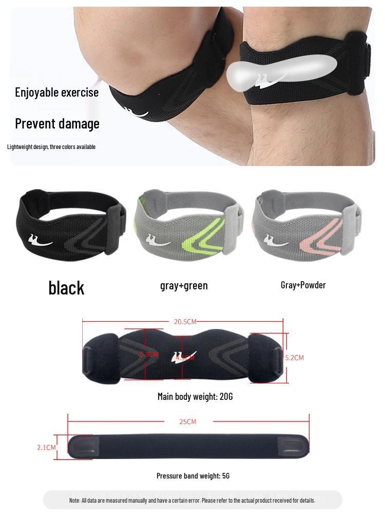 Professional Grade Knee Strap for Patella Support - Unisex Sports Protector for Badminton, Basketball, Running, and More
