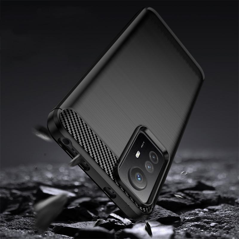 For Xiaomi Redmi Note 12S Case Cover Redmi Note 12S Capas Back Carbon Fiber Soft TPU Cover For Redmi Note 12 Pro Plus 12S Fundas