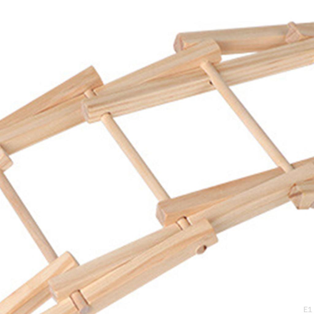 Holzmodellbrücke Experiment DIY Bogen Spielzeug, Homeschooling Projekte, Materialphysik Wissenschaft