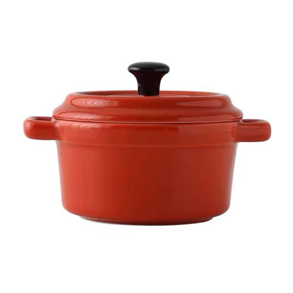 Hanging Ears Steamed Egg Bowl 200ml Mini Casserole with Lids Condiment Container  Household