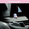 YGMONER Mini Hippopotamus Car Dashboard Figurines Set of 6 Cute 1inch Hippo Car Decorations Kawaii Car Interior Decor Accessories Gifts for Hippo