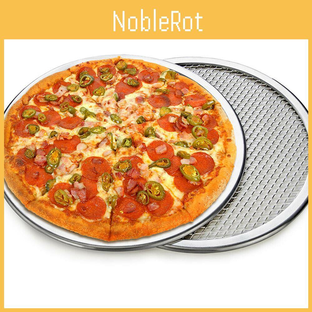 Aluminiowa Blacha do Pizzy Okrągła z Materiału Premium do Pieczenia Domowego i Użytku Komercyjnego