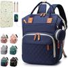 Multifunctional Diaper Bag Backpack Baby Bag, Baby Girl Boy Diaper Bag for Dad Mom , Large Capacity Nursing Diaper Bag
