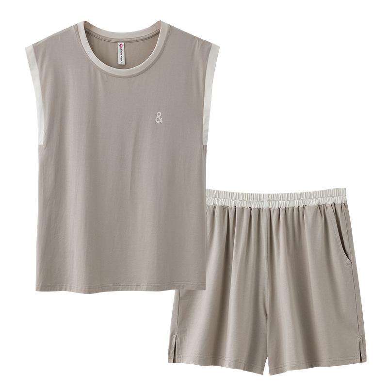 Pajamas women's summer modal sleeveless vest shorts summer thin cool outside high-end loungewear set