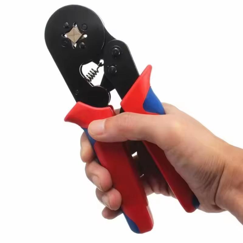 Ferrule Crimping Tool, Self-Adjusting Hexagonal Wire Crimper Plier Ye 16-6E For Awg 20-5(0.5-16Mm²) ,Ratchet Wire Crimping Tool