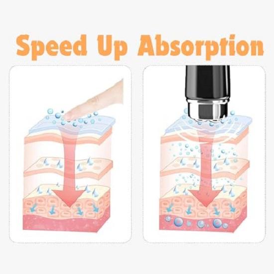 Vibrations-Gesichtswerkzeuge, Gesichtsmassagegerät, Hydrafacial-Maschinen-Therapie-Schönheitsgerät, Ultraschall 4 in 1 Gesichtsmassagegerät