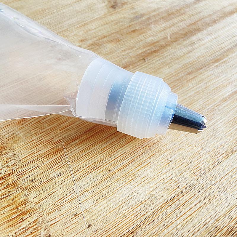 Eco-friendly 6-Piece Icing Nozzles Set with 2 Converters, 403 Stainless Steel Baking Tools