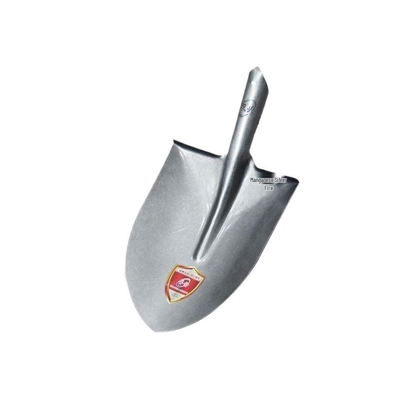 Steel Long-Handled Agricultural Shovel: Thickened, Large Pointed & Flat Head for Gardening & Digging