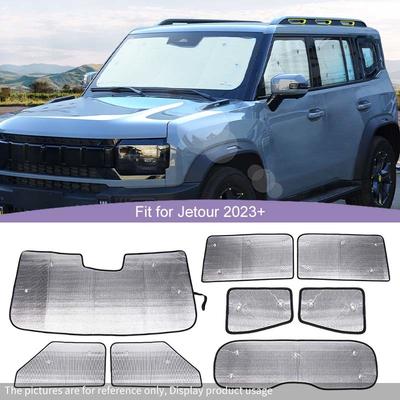 Car Windshield Sunshade Window Shade Foldable Sun Visor Cover Fit For  Jetour Shanhai T2 2024 Up Car Interior Accessories,  8 Pcs