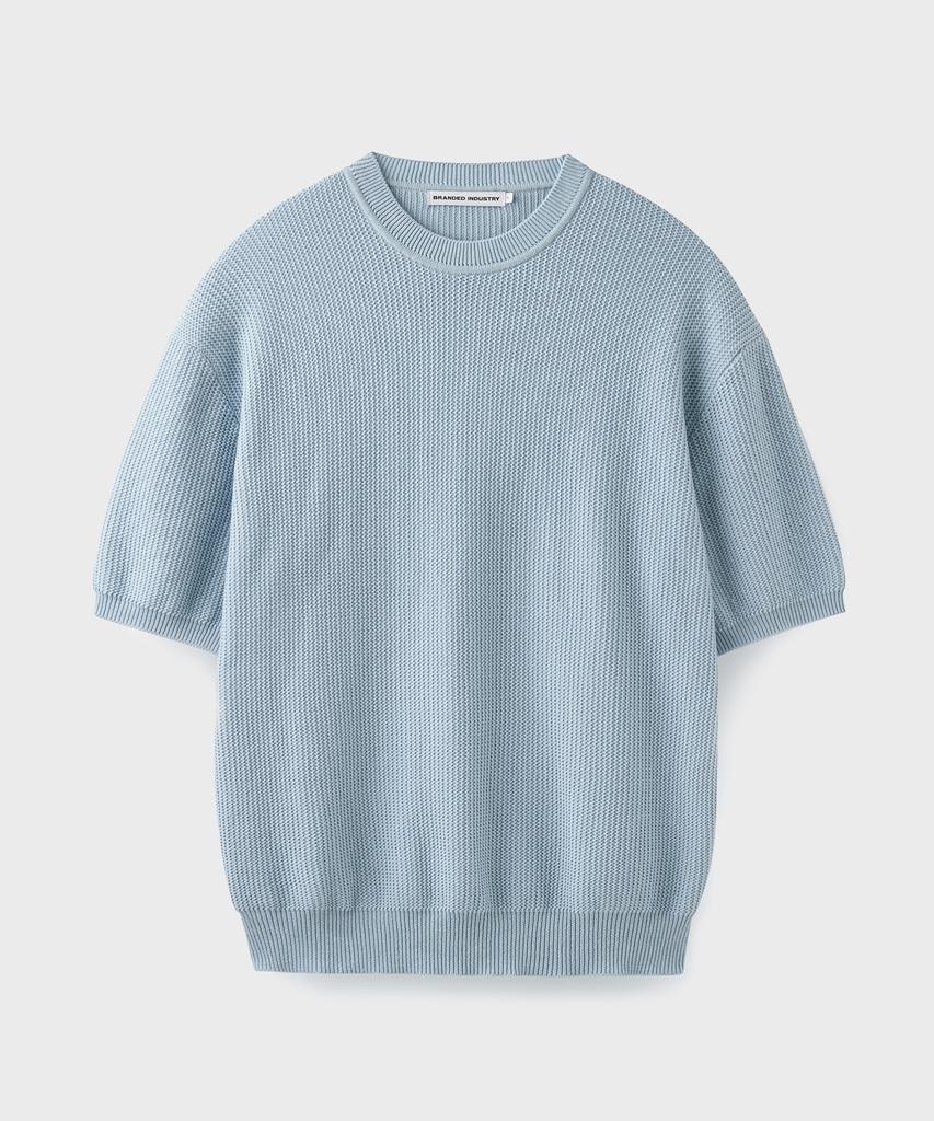Beulaendideu Hard Twist Holiday Round Knit [Sky Blue]
