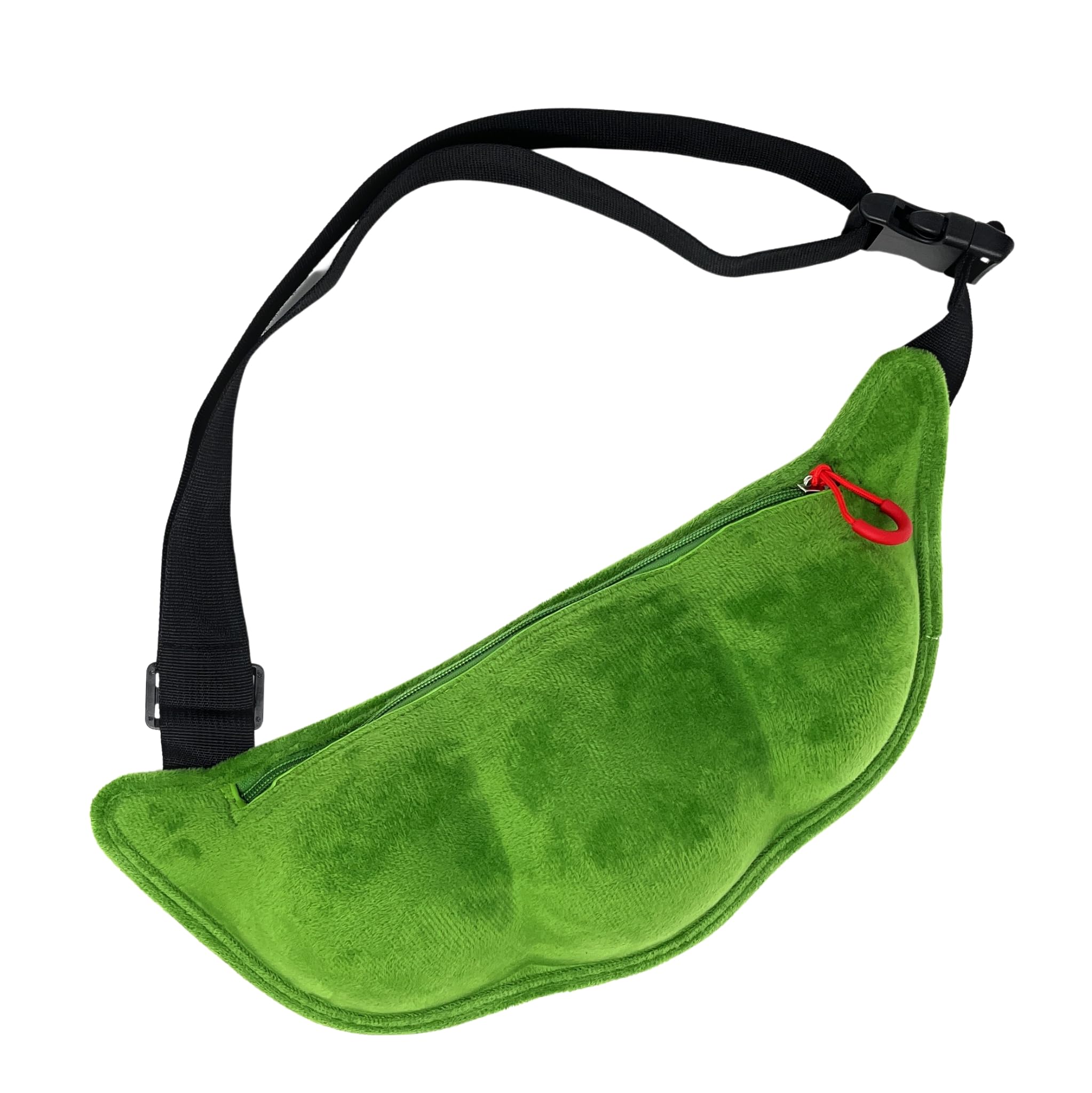 

Shoulder broad body chest large felt zipper tab [PETITCHOU] bag, pea, bean, edamame, bag, bag, lightweight, capacity, fabric, зелений