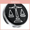 Scale Justice Pin Collar Round Pattern Men Women Shirt Brooch Wedding Party Decoration Jewelry
