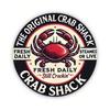 Crab House Metal Sign Wall Art for Kitchen Bar Cafe Home Decor Halloween Gift