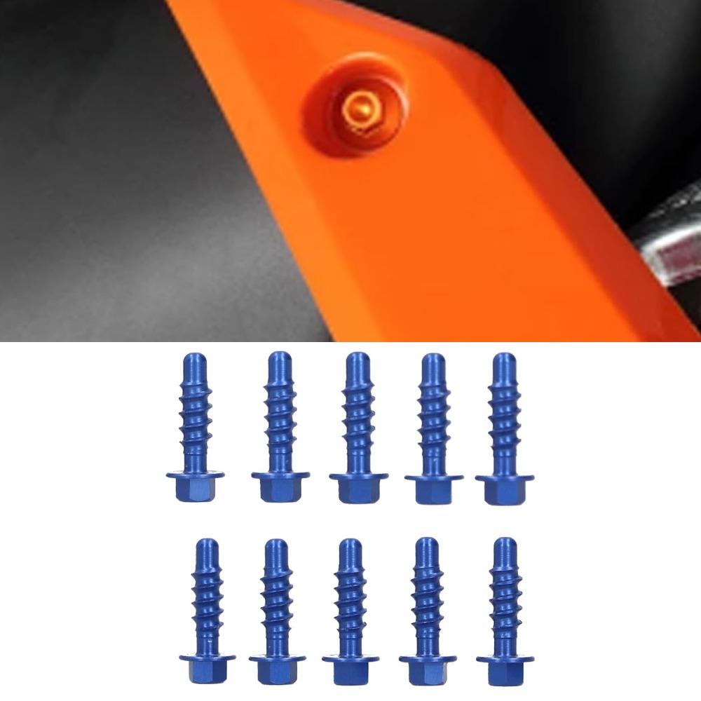 10pcs Aluminum Alloy Anodized Finish Screws for 125 150 200 EXC XC SXF EXCF XCF 1997-2020
