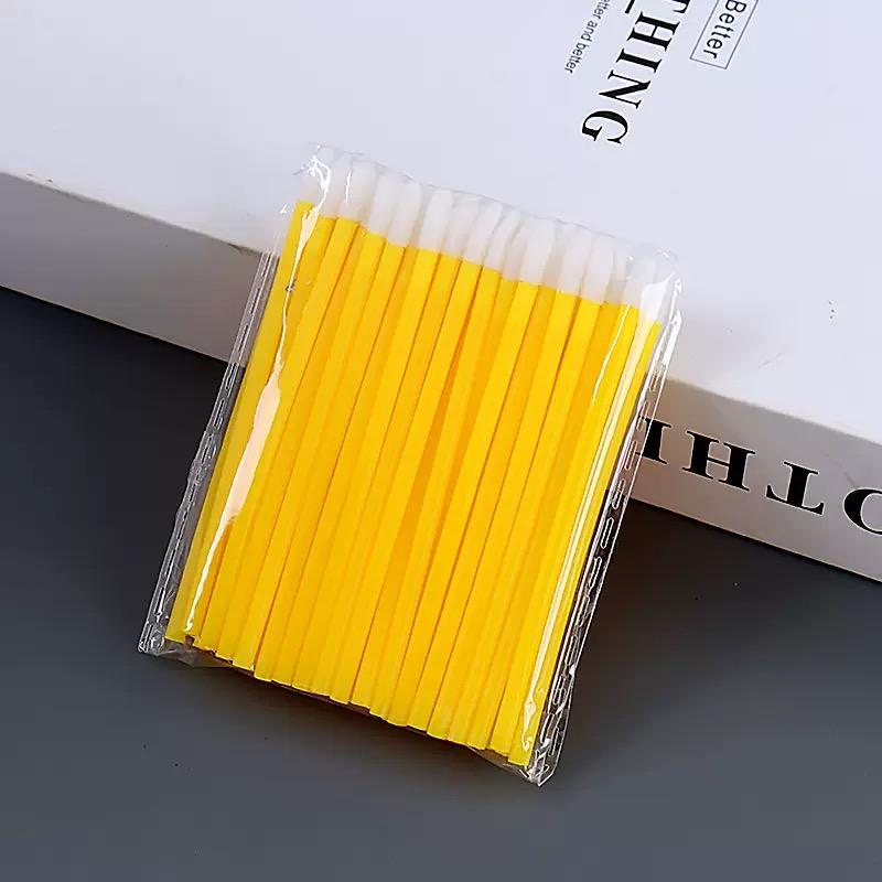 Manufacturer Supplier Cotton Cleaning Lip Brush Disposable Portable Crystal Color Fashion Professional Lip Applicator