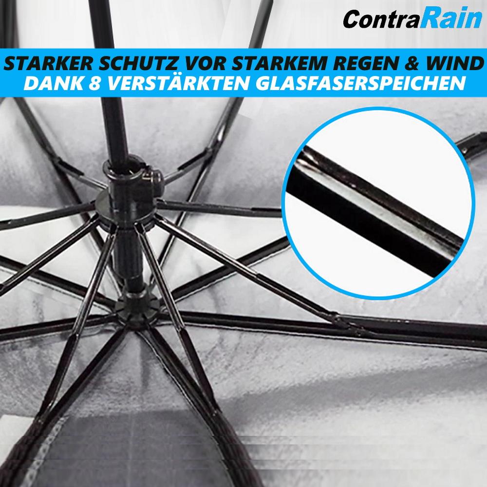 CONTRARAIN Mittelfinger Regenschirm Spaß faltbarer Taschenschirm Stinkefinger