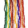 A string 4mm 6mm Irregular Crystal Glass Beads Necklace Czech Rondelle Loose Beads For DIY Jewelry Bracelet Making Accessories