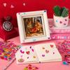 6/12/24pcs 3D Love Bubble Stickers Cartoon DIY Scrapbook Photo Album Decoration Creative Gifts Cute Stationery School Awards YMY