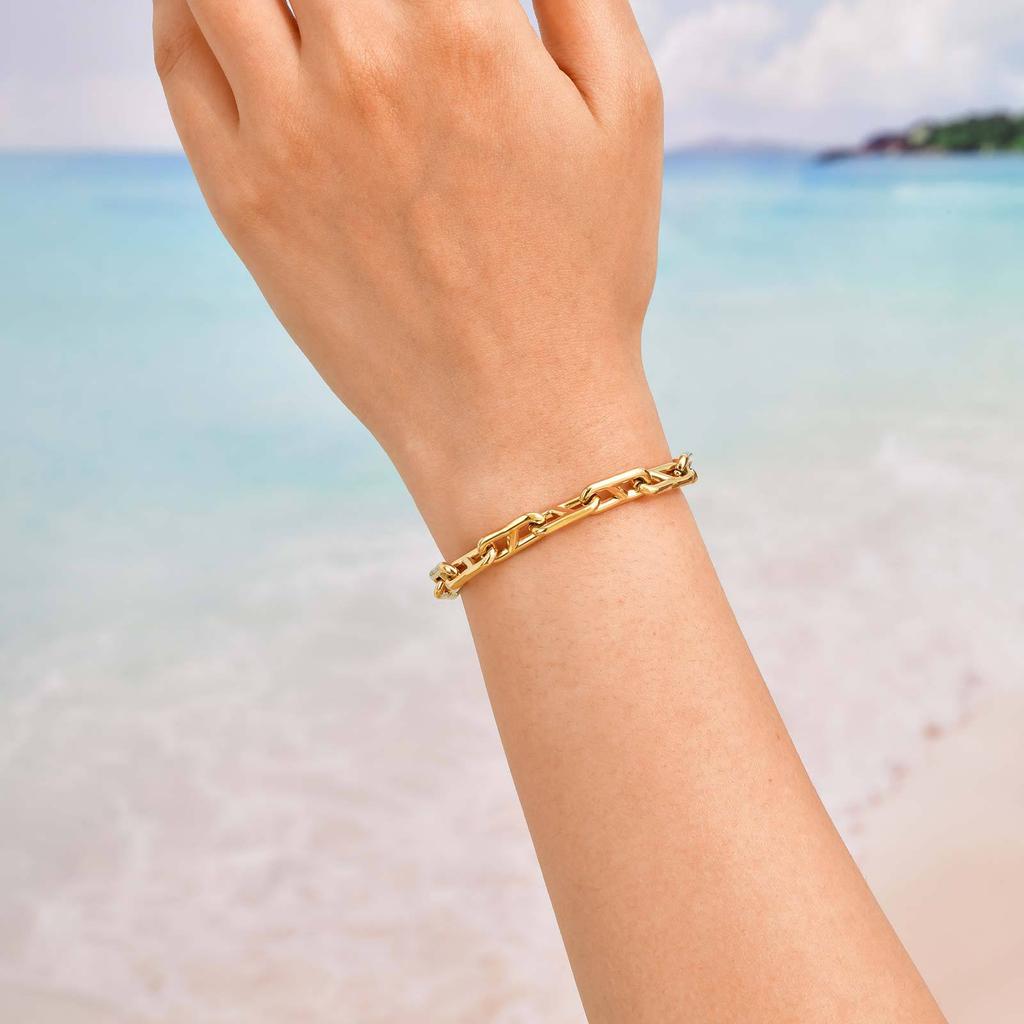 Simple Stainless Steel Japanese Chain Bracelet Versatile Ladies Br-2616