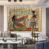 Ancient Egypt Mythology Tapestry Egyptian Gods Hieroglyphic Carvings Tapestries Art Wall Hanging For Living Room Bedroom Home