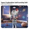 Astronaut Costume Performance Prop Full Full-Length Astronaut Suit Spacesuit Costume Front Fastener Space Explorer Jumpsuit