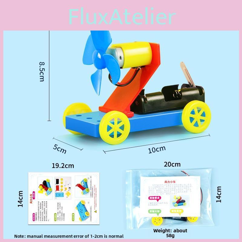 Self Made Wind Powered Car Model Assembly Material Set Children Educational Toysfor Educational Play