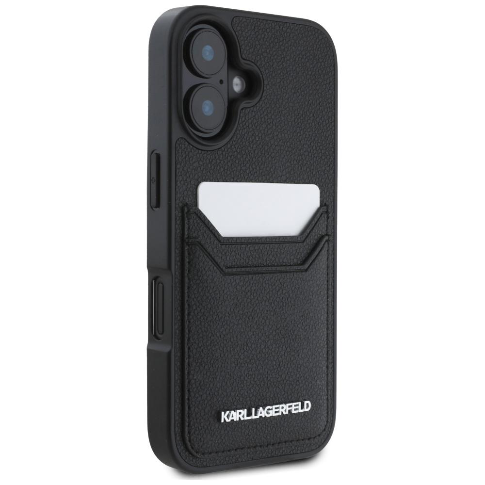 Etui Do iPhone 16 Karl Lagerfeld Cardslot Czarny