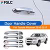 Cars Accessories Door Handle Cover For Toyota 4Runner 2010-2017 Silver Car Decoration Exterior Styling Upgrade