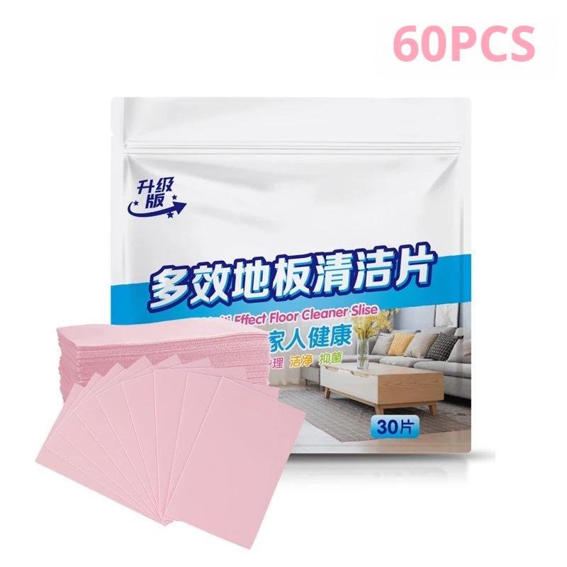 30/60/120Pcs Concentrated Floor Cleaner For Tile Wood Bathroom And Car Surfaces Powerful Floor Cleaning Sheets For Home