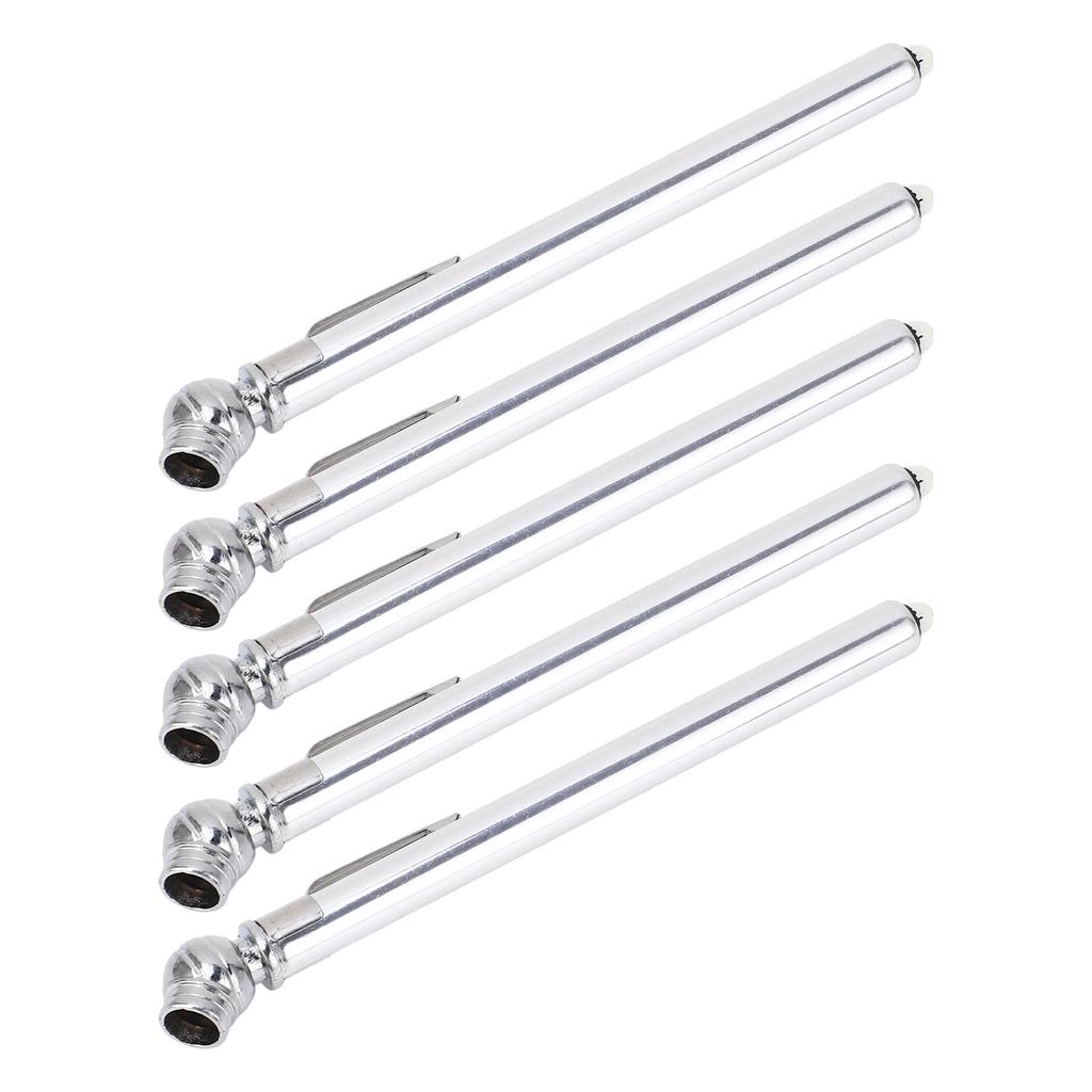 10PCS Pencil Tire Pressure Gauge 10-50PSI Range Double Sided Scale Tire Air Pressure Gauge