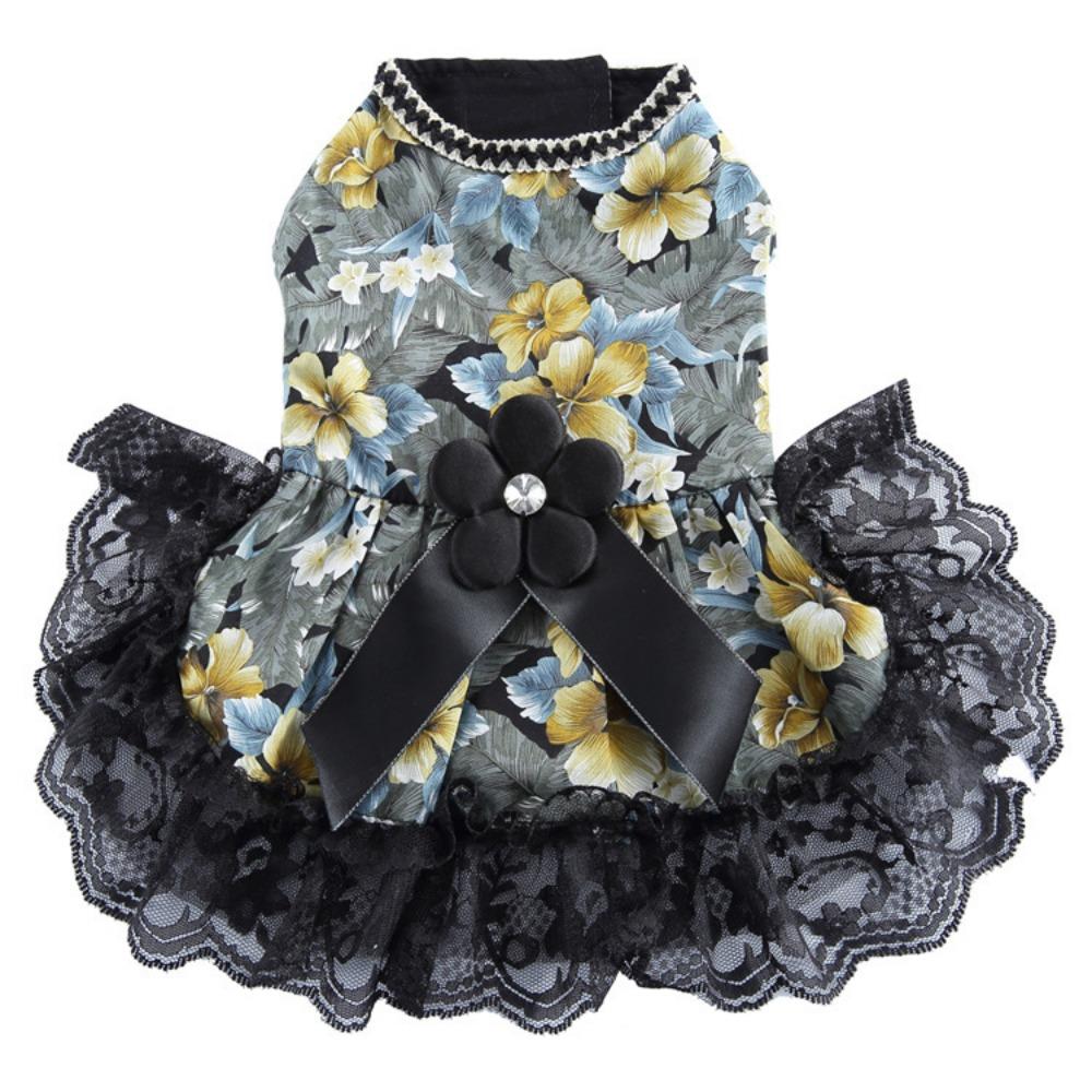 25 Years Old New Sweetheart Princess Dress Cross-border Pet Teddy Dog Cat Bow Gauze Dress Evening Dress