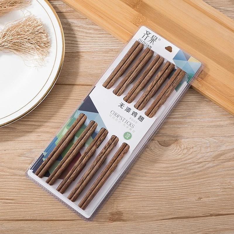 10 Pairs Chopsticks 25cm Chopsticks Set Sandalwood Tableware Kitchen Tools Accessories Chop Sticks Household Wooden Chopsticks