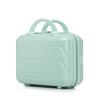 14"/19" 2-piece ABS spinner luggage set with combination lock & 14" cosmetic bag (mint green)