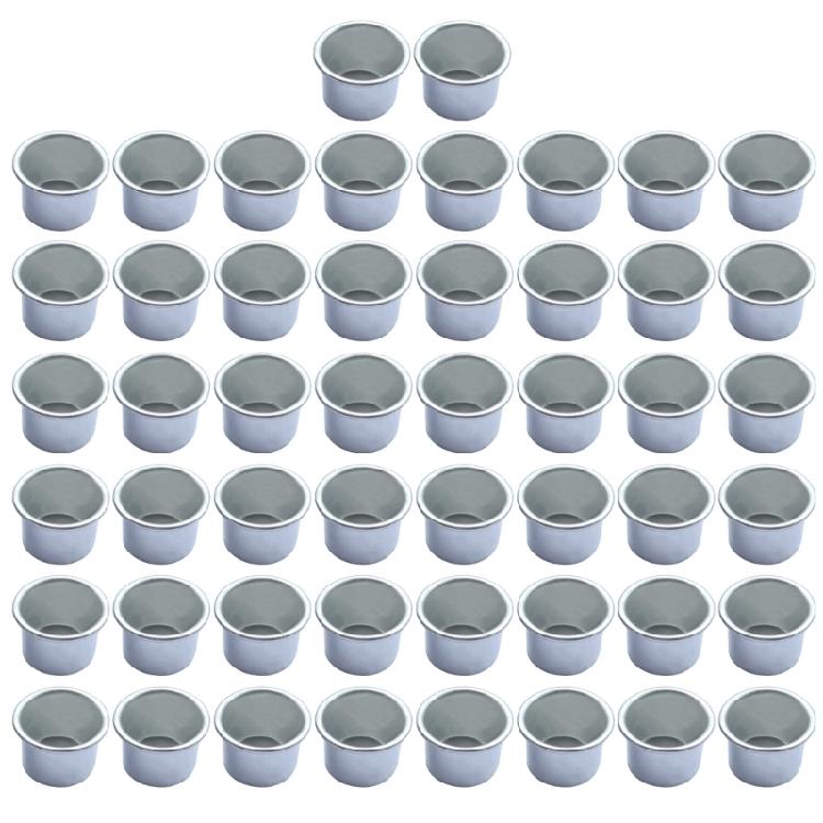 Mini Metal Candle Holder 50pcs Creative Candle Cups Metal Candlestick Candelabra 1