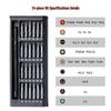 Precision 24-in-1 Mobile Phone Screwdriver Set with Magnetic Aluminum Handle for Multifunctional Repair