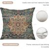 Boho Kussenslopen Set Van 2 Etnisch Bohemien Tapijt Vintage Roest Koraal Bloemen Decoratieve Katoenen Kussenslopen Met Rits Decor