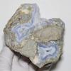 [N2 Stone Natural] Natural Mineral Blue Lace Agate Geode / Crystal | (31 | "One of a Kind" Approx. 398g, 96x81x47mm)