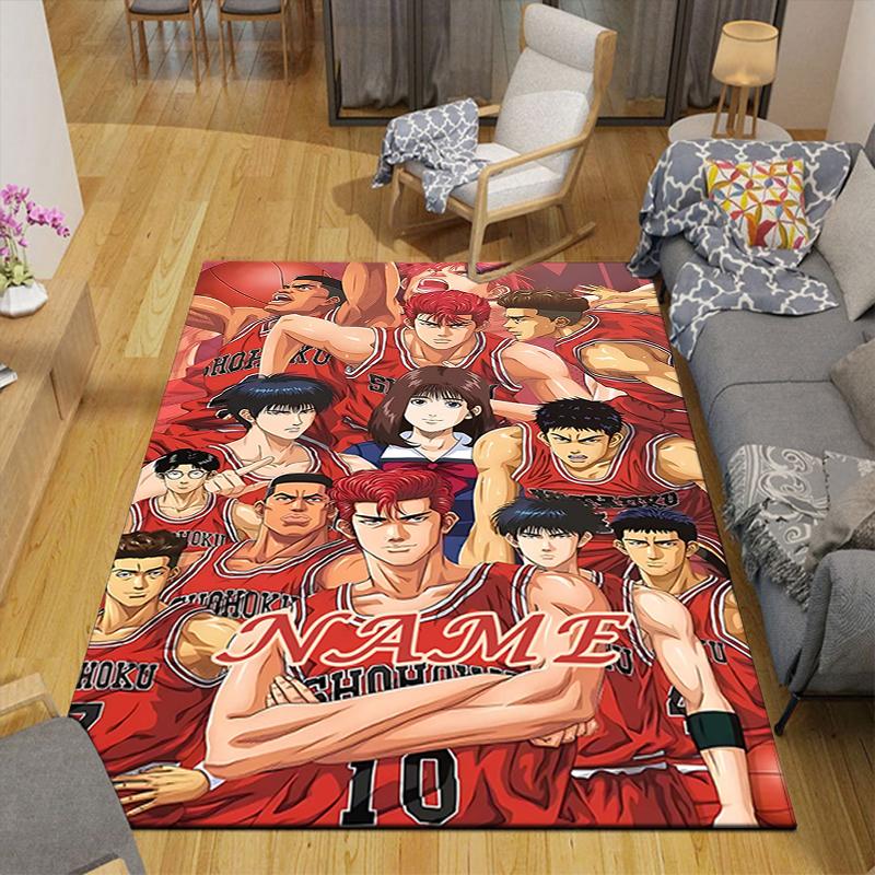Custom 1Pc Basketball Stars Rug Office Carpet Indoor Outdoor Entrance Doormat Nonslip Soft And Comfortable Living Room D2915325
